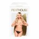 Penthouse Varmt Resa - spetsstring med rosett (svart) - M/L