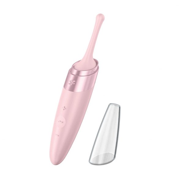 Satisfyer Snurra Lycka - uppladdningsbar, vattentät klitorismassager (rosa)