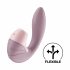 Satisfyer Supernova - uppladdningsbar luftvågsvibrator 2i1 (rosa)