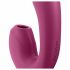 Satisfyer Sunray - uppladdningsbar luftvågs 2-i-1 vibrator (röd)