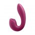 Satisfyer Sunray - uppladdningsbar luftvågs 2-i-1 vibrator (röd)