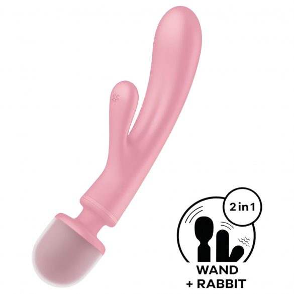 Satisfyer Triple Lover - G-punkt och massager (rosa)