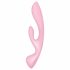 Satisfyer Trippel Oh - uppladdningsbar klitorisstimulator (rosa)