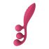 Satisfyer Tri Ball 1 - uppladdningsbar multifunktionell vibrator (röd)