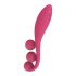 Satisfyer Tri Ball 1 - uppladdningsbar multifunktionell vibrator (röd)