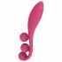 Satisfyer Tri Ball 1 - uppladdningsbar multifunktionell vibrator (röd)