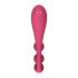 Satisfyer Tri Ball 1 - uppladdningsbar multifunktionell vibrator (röd)