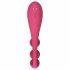 Satisfyer Tri Ball 1 - uppladdningsbar multifunktionell vibrator (röd)