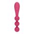 Satisfyer Tri Ball 1 - uppladdningsbar multifunktionell vibrator (röd)