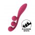 Satisfyer Tri Ball 1 - uppladdningsbar multifunktionell vibrator (röd)