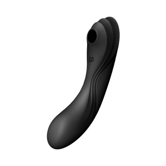 Satisfyer Curvy Trinity 4 - uppladdningsbar luftvåg 2-i-1 vibrator (svart)