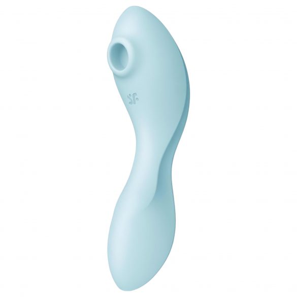 Satisfyer Kurvig Trinity 5+ - smart luftvågor 2i1 vibrator (blå)