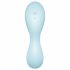 Satisfyer Kurvig Trinity 5+ - smart luftvågor 2i1 vibrator (blå)