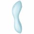 Satisfyer Kurvig Trinity 5+ - smart luftvågor 2i1 vibrator (blå)