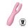 Satisfyer Threesome 3 - uppladdningsbar klitorisstimulator (rosa)