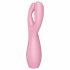 Satisfyer Threesome 3 - uppladdningsbar klitorisvibrator (rosa)