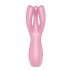 Satisfyer Threesome 3 - uppladdningsbar klitorisstimulator (rosa)