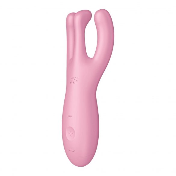 Satisfyer Threesome 4 - smart klitorisstimulator (rosa)