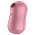 Satisfyer Cotton Candy - uppladdningsbar lufttrycksvibrator för klitoris (korall)