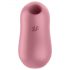 Satisfyer Cotton Candy - uppladdningsbar lufttrycksvibrator för klitoris (korall)