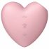 Satisfyer Cutie Heart - uppladdningsbar lufttrycksvibrator (rosa)