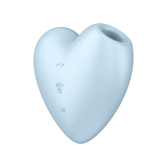 Satisfyer Cutie Heart - uppladdningsbar luftvibrator (blå)