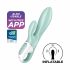 Satisfyer Air Pump Bunny 5 - smart uppblåsbar vibrator (mint)