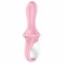 Satisfyer Air Pump Booty 5 - Smart Inflatable Anal Vibrator (Pink) 