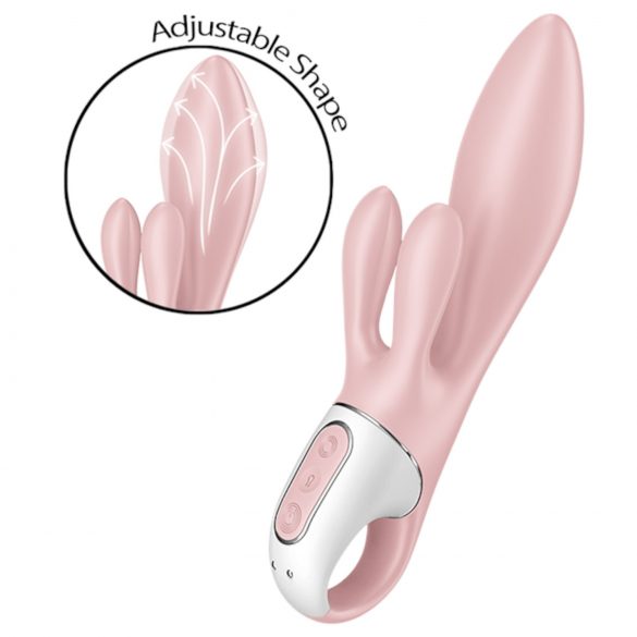 Satisfyer Air Pump Bunny 3 - uppblåsbar vibrator (rosa)