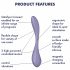 Satisfyer G-spot Flex 5 - smart G-punkt vibrator (lila)