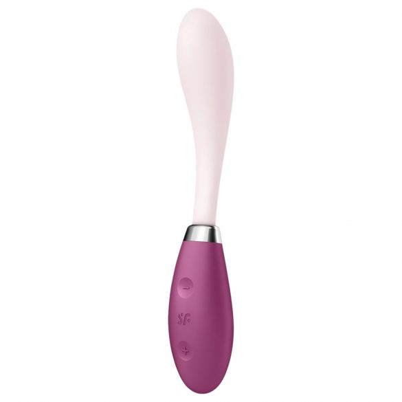 Satisfyer G-Punkt Flex 3 - Uppladdningsbar G-punkt Vibrator (rosa-vinröd)