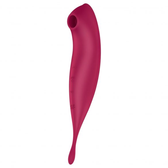 Satisfyer Twirling Pro - smart 2-i-1 klitorisstimulator (röd)