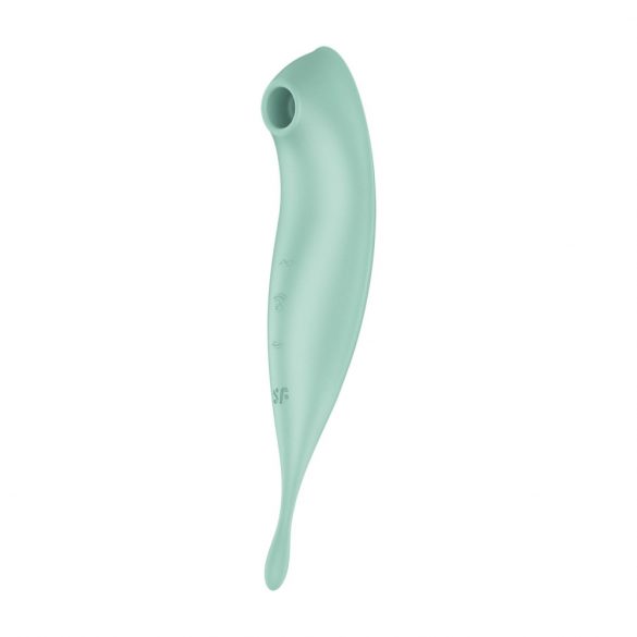 Satisfyer Twirling Pro – smart 2-i-1 klitorisvibrator (mint)