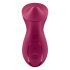 Satisfyer Exciterrr - roterande pärlvibrator för klitoris (röd)