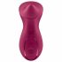 Satisfyer Exciterrr - roterande pärlvibrator för klitoris (röd)