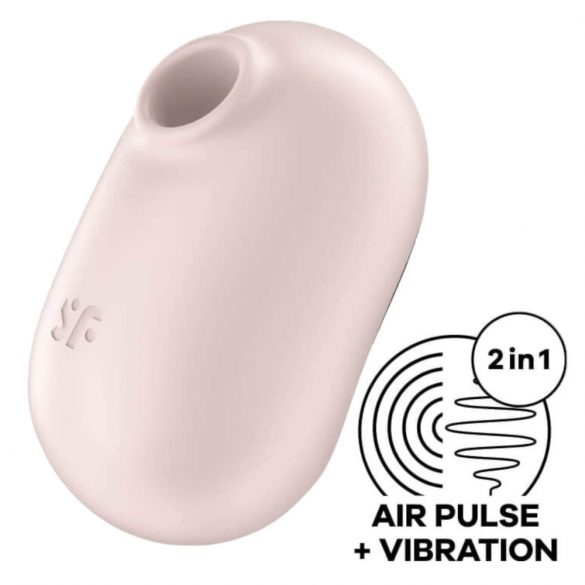 Satisfyer Pro To Go 2 - uppladdningsbar klitorisstimulator med luftvågor (beige)