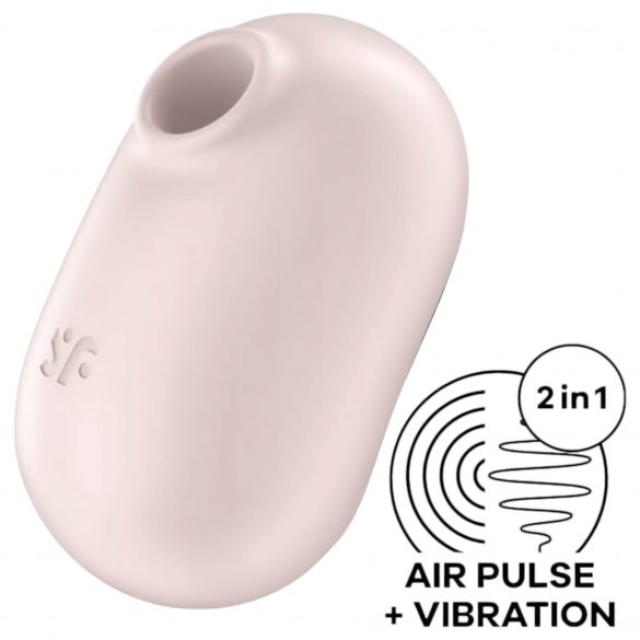 Satisfyer Pro To Go 2 - uppladdningsbar klitorisstimulator med luftvågor (beige)