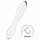 Satisfyer Dazzling Crystal - Double-Ended Glass Dildo (Clear) 