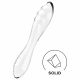 Satisfyer Dazzling Crystal - Double-Ended Glass Dildo (Clear) 