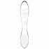 Satisfyer Dazzling Crystal - Double-Ended Glass Dildo (Clear) 