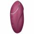 Satisfyer Tap & Climax 1 - 2-i-1 vibrator och klitorisstimulator (röd)