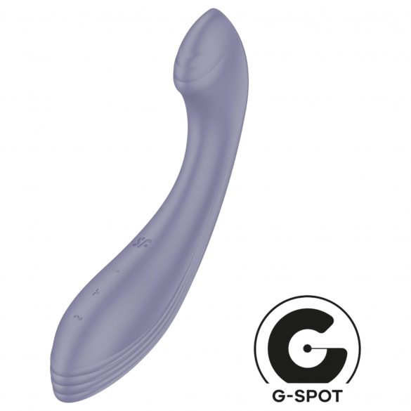 Satisfyer G-Force - batteridriven, vattentät G-punkt vibrator (lila)