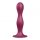 Satisfyer Double Ball-R - Weighted Dildo with Suction Cup (Red) 