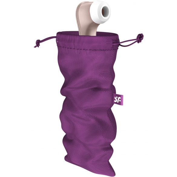 Satisfyer Skattpåse L - förvaringspåse för sexleksaker - medium (lila)