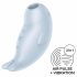 Satisfyer Seadjur - uppladdningsbar klitorisstimulator (blå)