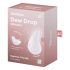 Satisfyer Dew Drop - uppladdningsbar, vattentät klitorisstimulator (vit)