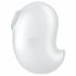 Satisfyer Cutie Ghost - uppladdningsbar luftvågs klitorisstimulator (vit)