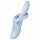 Satisfyer Heat Flex 4 - vibrator med värme och klitorisstimulator (silver)