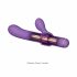 Magic Stick - vibrator med utbytbar klitorisstimulerare (lila)