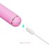 Magic Stick - vibrator med utbytbar klitorisstimulator (rosa)